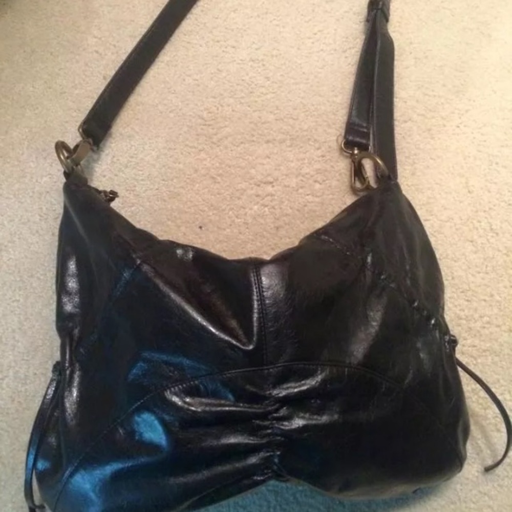 Hobo International black leather purse